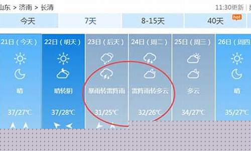 长清天气预报一周天气_长清天气预报一周