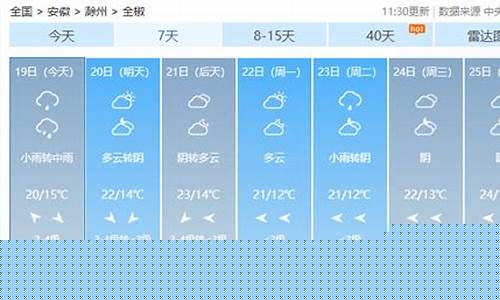 全椒天气_全椒天气30天预报