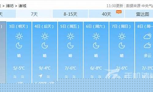 诸城天气_诸城天气预报最新15天查询