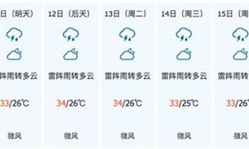 儋州天气预报15天查询当地_儋州天气预报15天查询30天