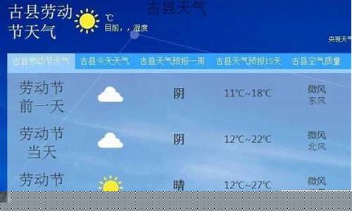 古县天气预报7天一周_古县天气预报7天