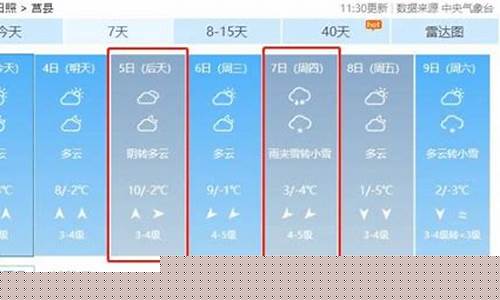 莒县天气预报最新消息_莒县天气预报最新消息15天