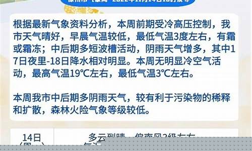 未来几天气情况报告_未来一周天气预防情况怎么写