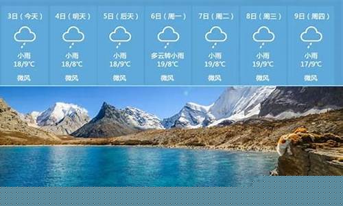 稻城天气预报一周7天今天_稻城天气预报15天30天