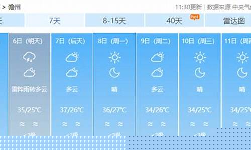 儋州天气预报30天_儋州天气预报30天查询当地